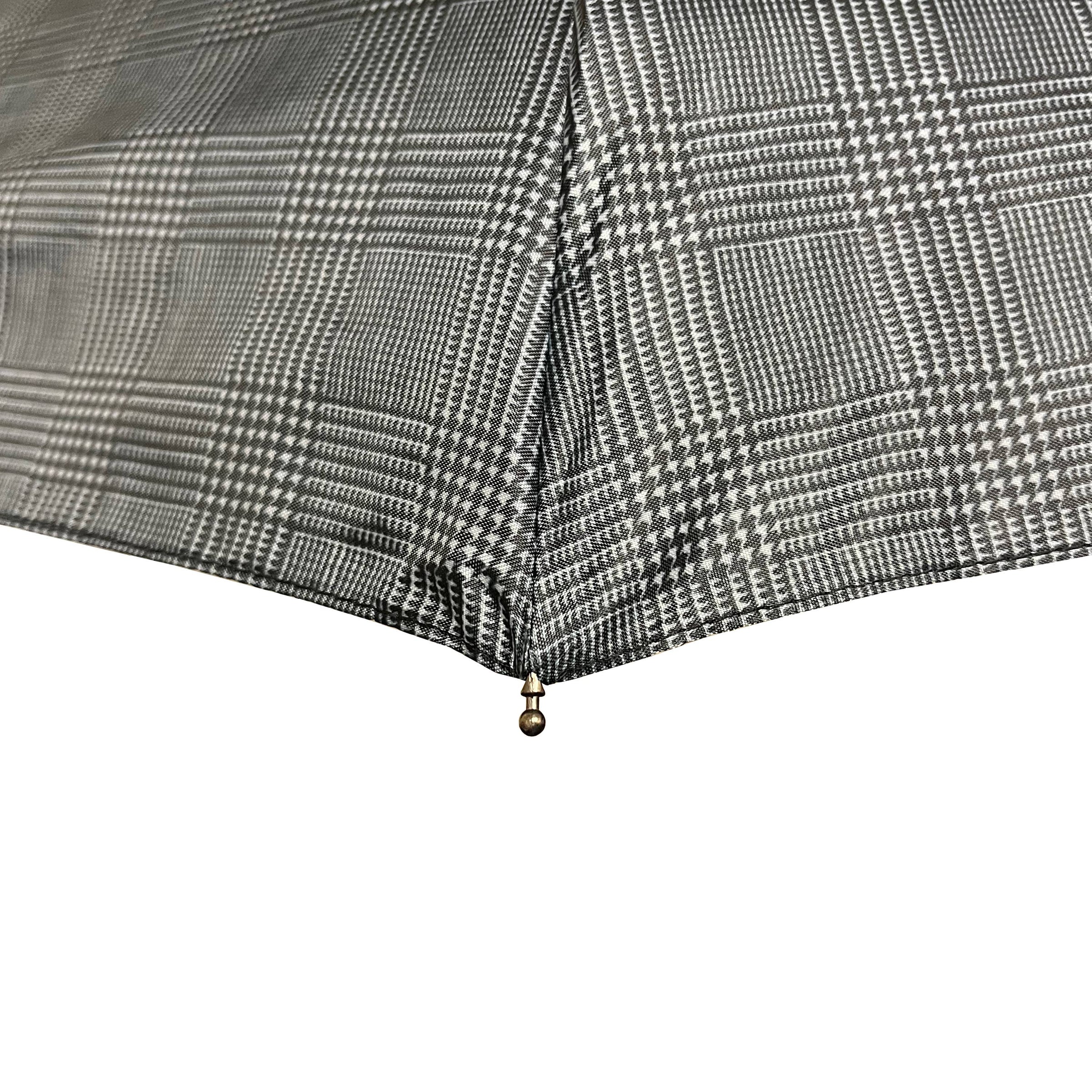 London Fog 42" Manual Open Super Mini Umbrella - Houndstooth