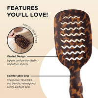 Vented Brush - Full Size - Tortoise