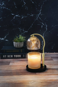 Mercury Glass Candle Warmer Lamp