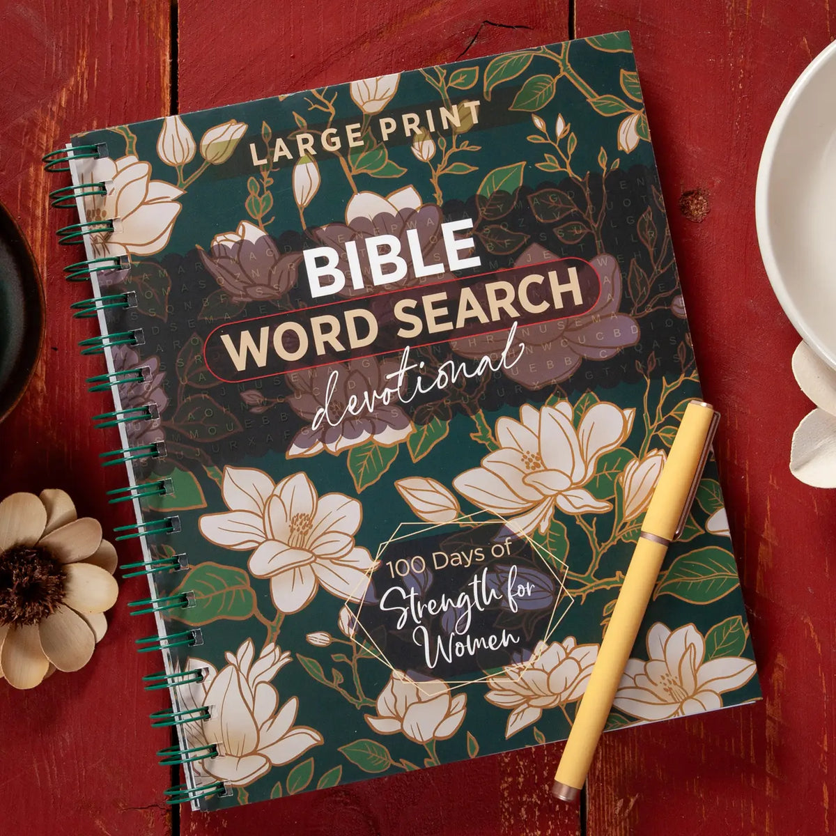 100 Days of Strength For Women (Word Search Devotional)