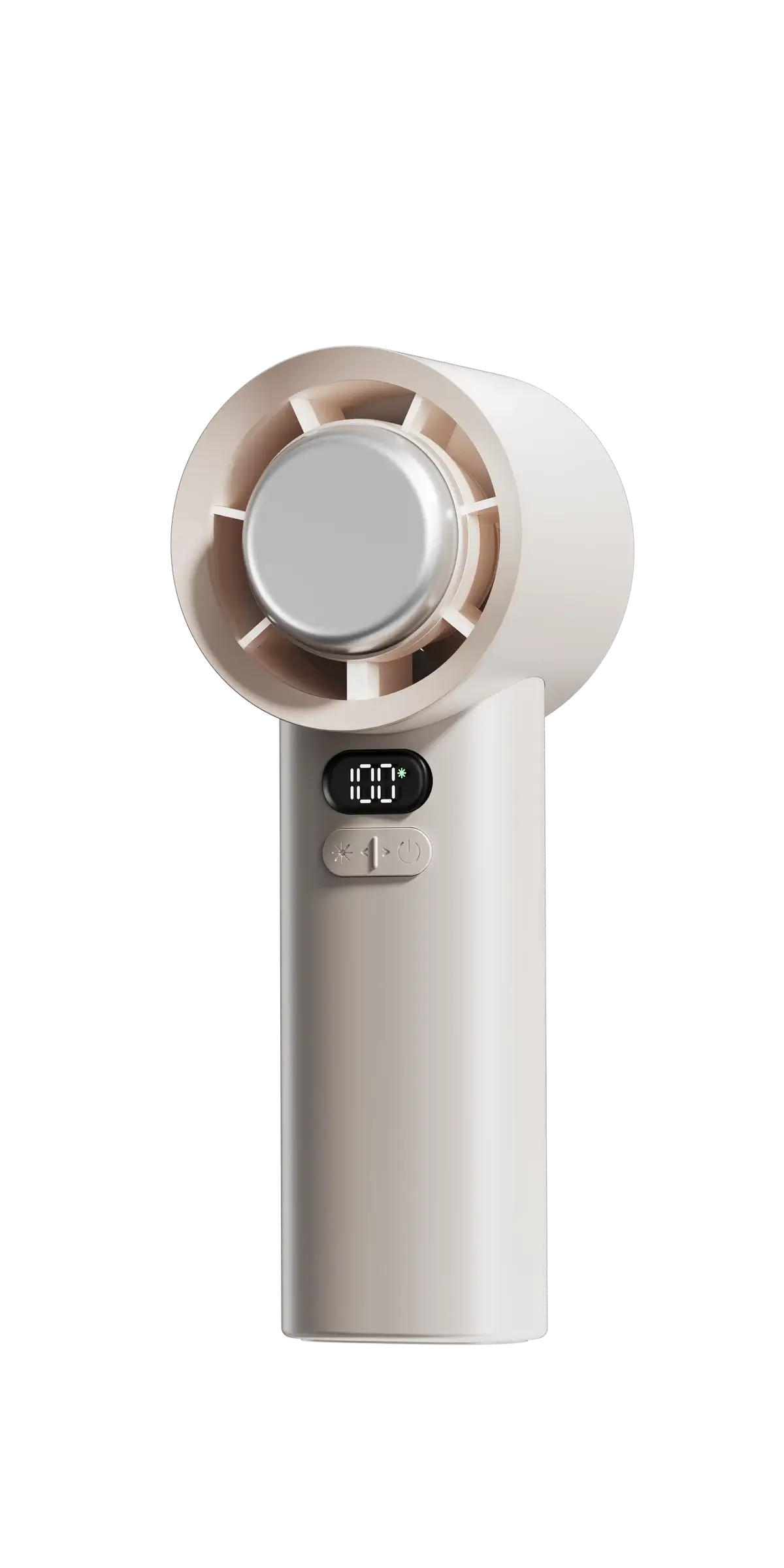 EVent Rechargeable Handheld Fan with Cooling Plate-Gray