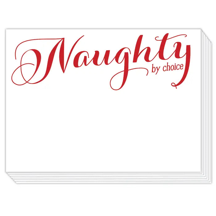 Naughty By Choice Notepad