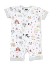 Cute Farm Animals Uni - Sleeveless Shortie Romper