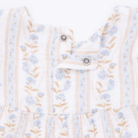 Catarina Floral-Ruffle Sleeve Romper