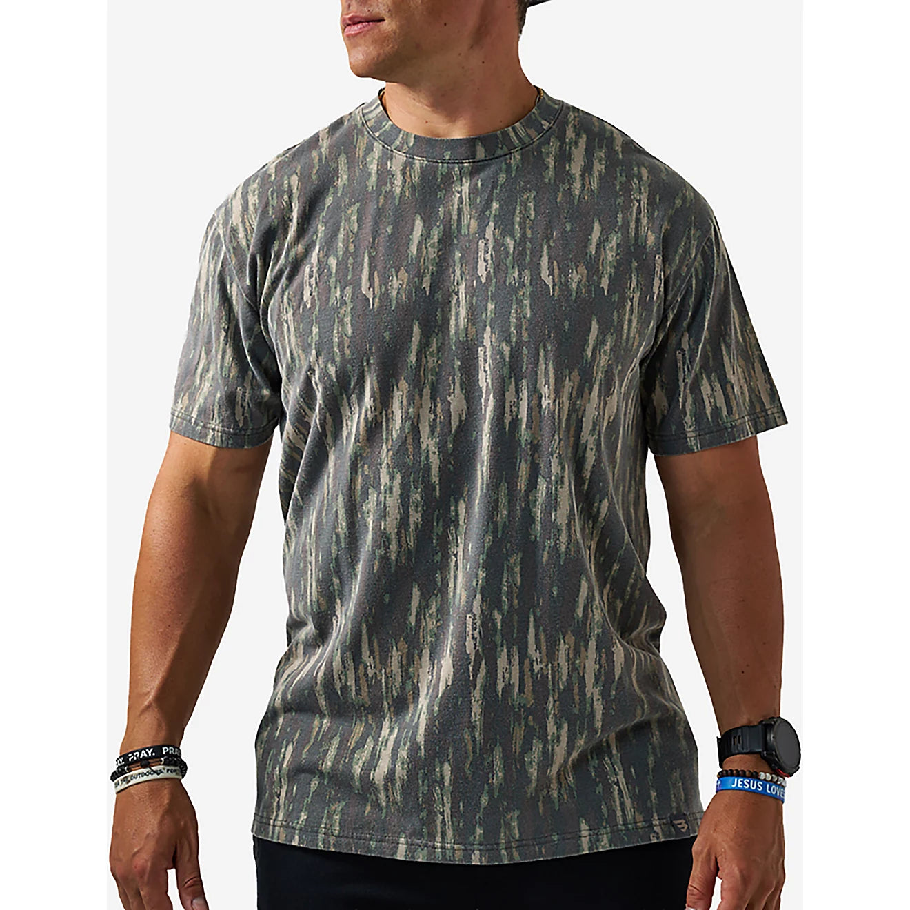 Vintage Wash Short Sleeve T-Shirt in Midland Camo
