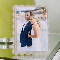 Rosemary Stripe Pink Acrylic Picture Frame