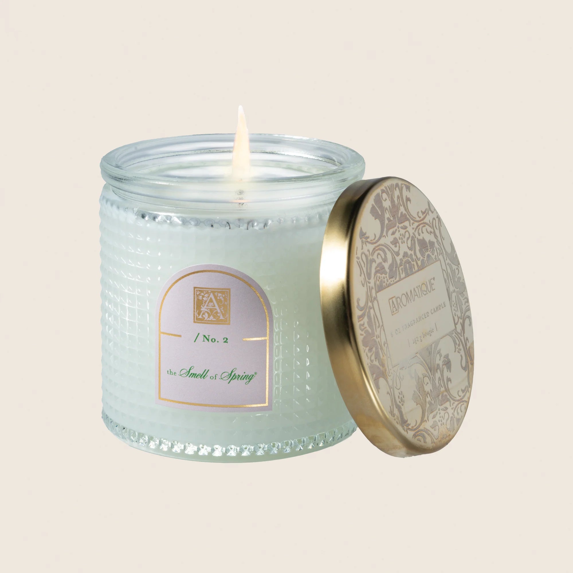 Aromatique The Smell of Tree Textured Glass Candle 6oz - Thumbnail 2