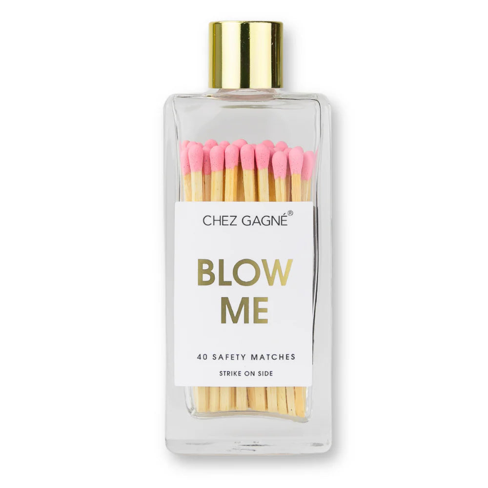 Chez Gagne- Matches in Glass Bottle