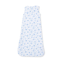 Blue Bows And Flowers Sleep Bag