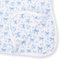 Blue Bows And Flowers Sleep Bag