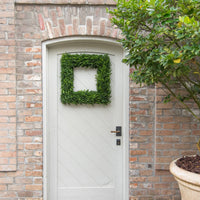 Square Boxwood Wreath - 24"