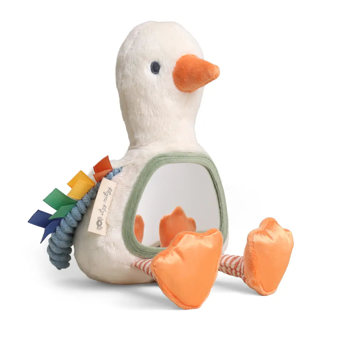 Itzy Mirror Sensory Tummy Time Mirror - Goose