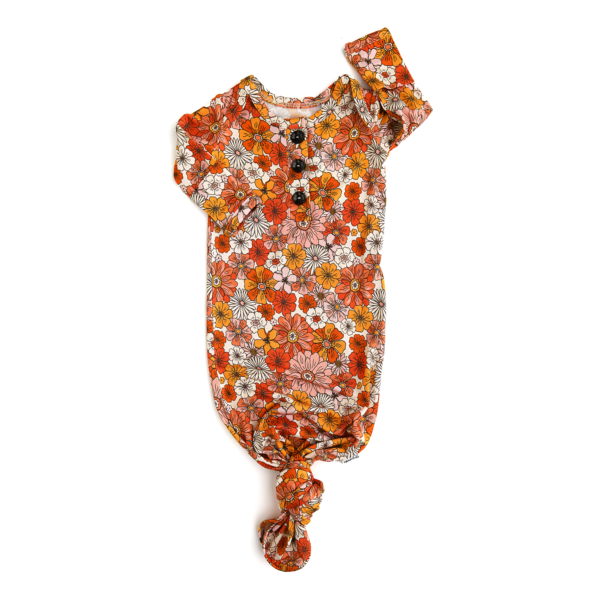 Louisa Bamboo Newborn Gown