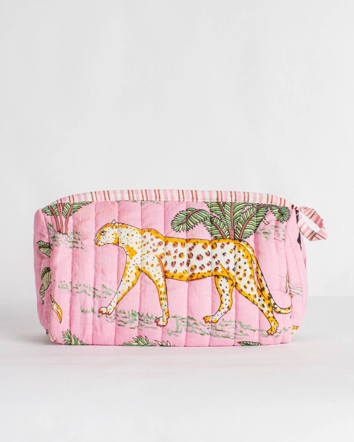 Liana Quilted Cosmetic Bag-Pink/Multi