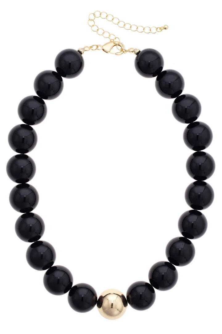Marjorie Game Day Gumball Beaded Necklace