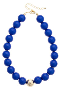 Marjorie Game Day Gumball Beaded Necklace