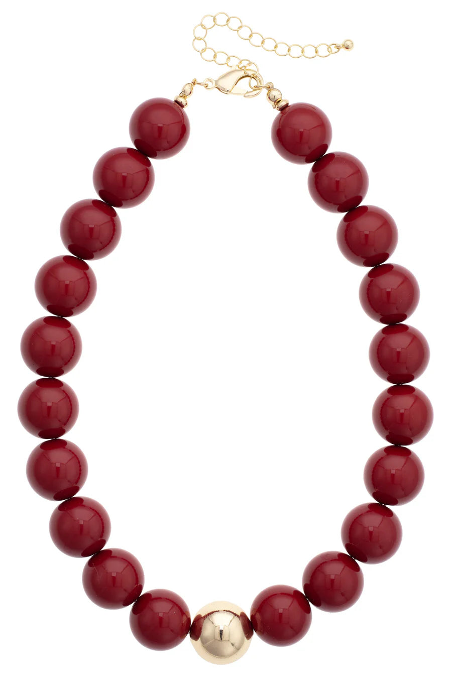 Marjorie Game Day Gumball Beaded Necklace