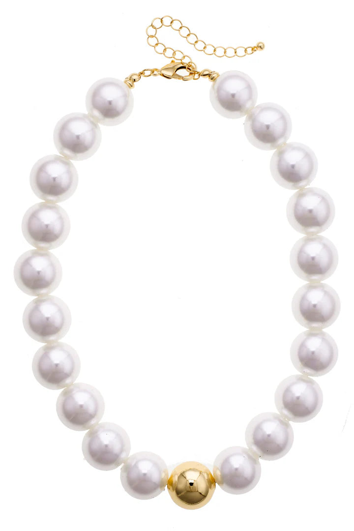 Marjorie Game Day Gumball Beaded Necklace
