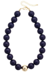 Marjorie Game Day Gumball Beaded Necklace