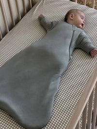 Long Sleeve Transitional Swaddle Sack 1.0 TOG- Sage