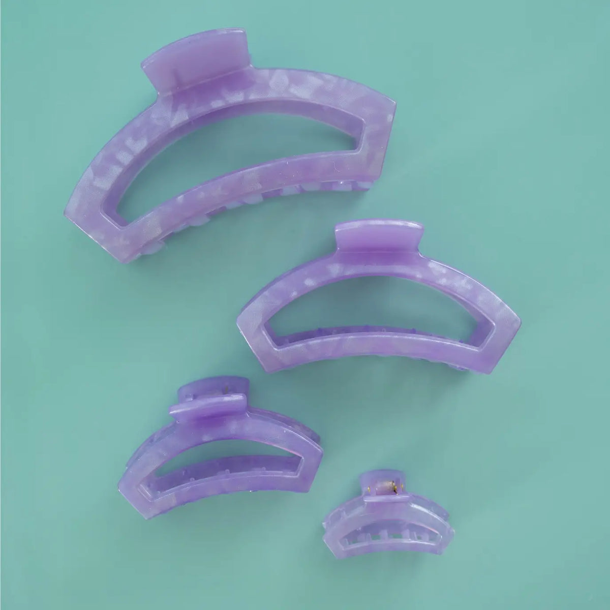 Open Teletie Hair Clip | Lavender Mist