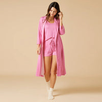 Dream Shawl Collar Robe-Fuchsia