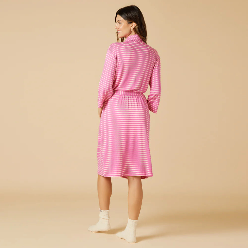 Dream Shawl Collar Robe-Fuchsia