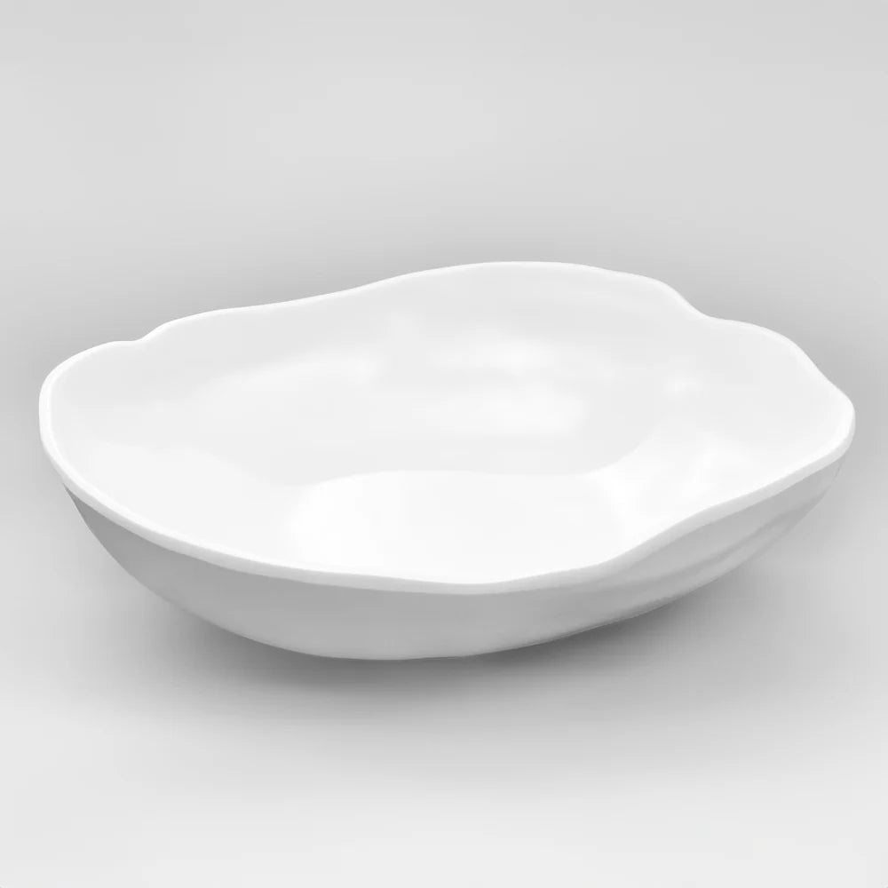 Vida Nube Large Organic Bowl-White