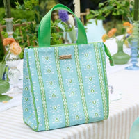 Rosemary Stripe Blue Lunch Bag