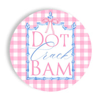Dot Crack Bam 9" Mahjong Paper Plates 24ct
