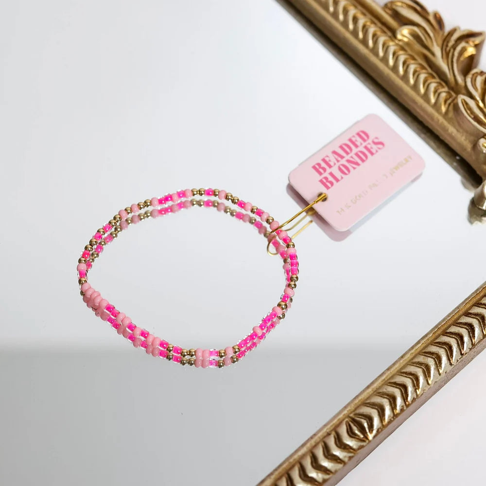 Hot Pink Sprinkle Bracelet