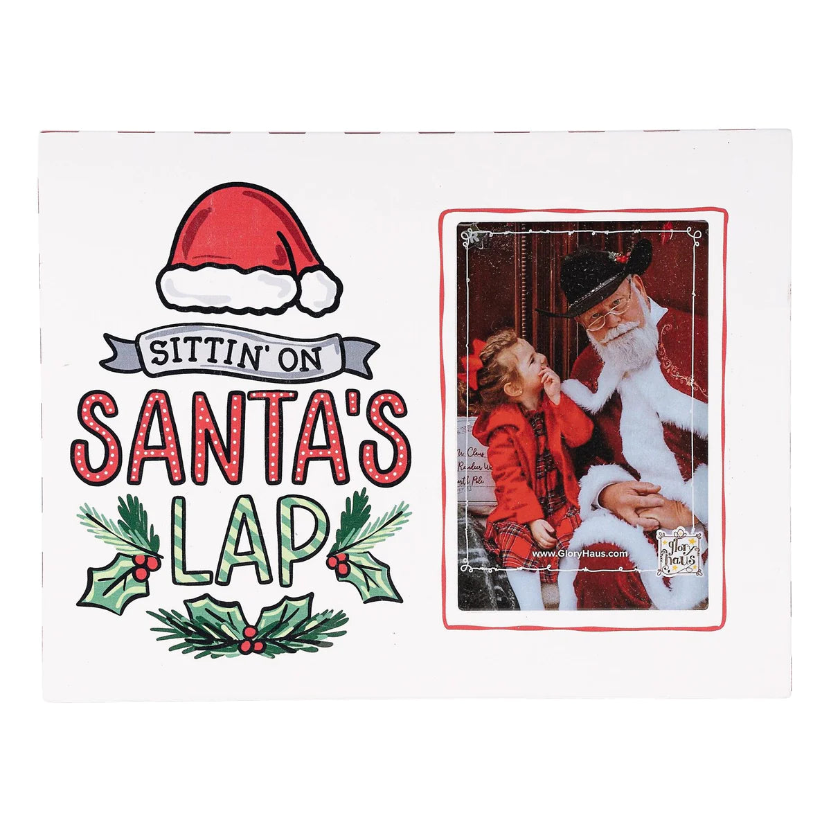 Sittin On Santa's Lap Frame
