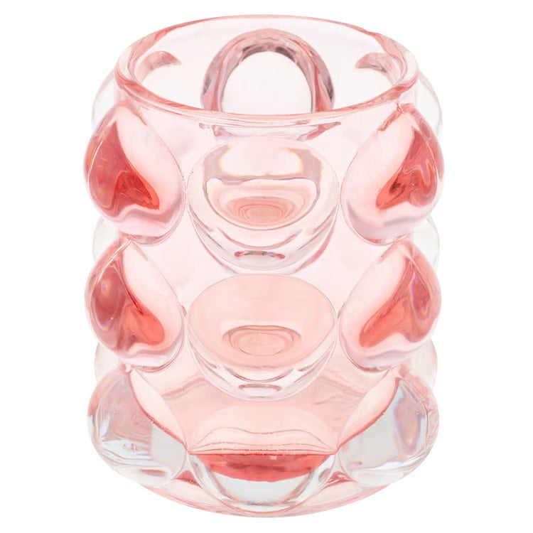 Lucia Hobnail Votive-Blush