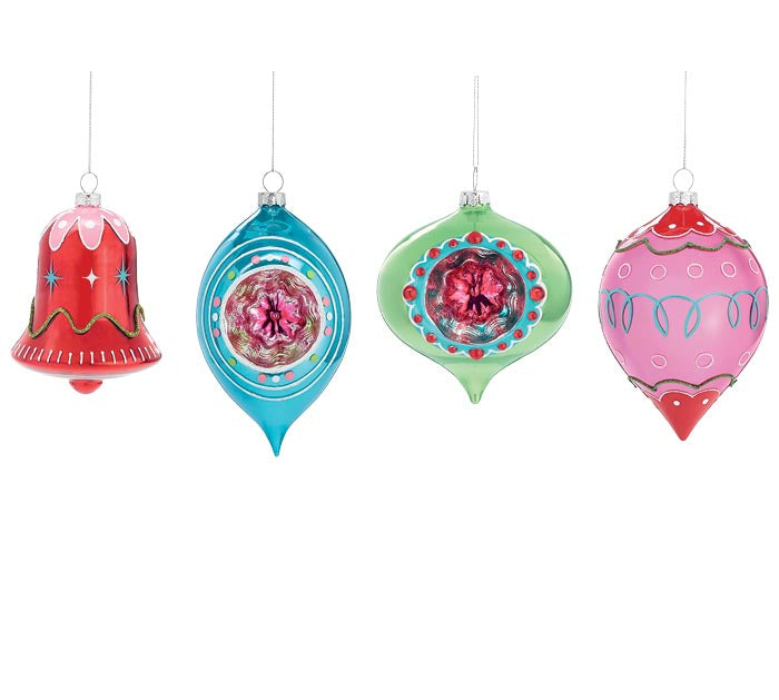 Bright Retro Style Ornament