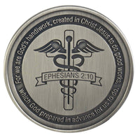 Visor Clip Cross Caduceus Ephesians 2:10