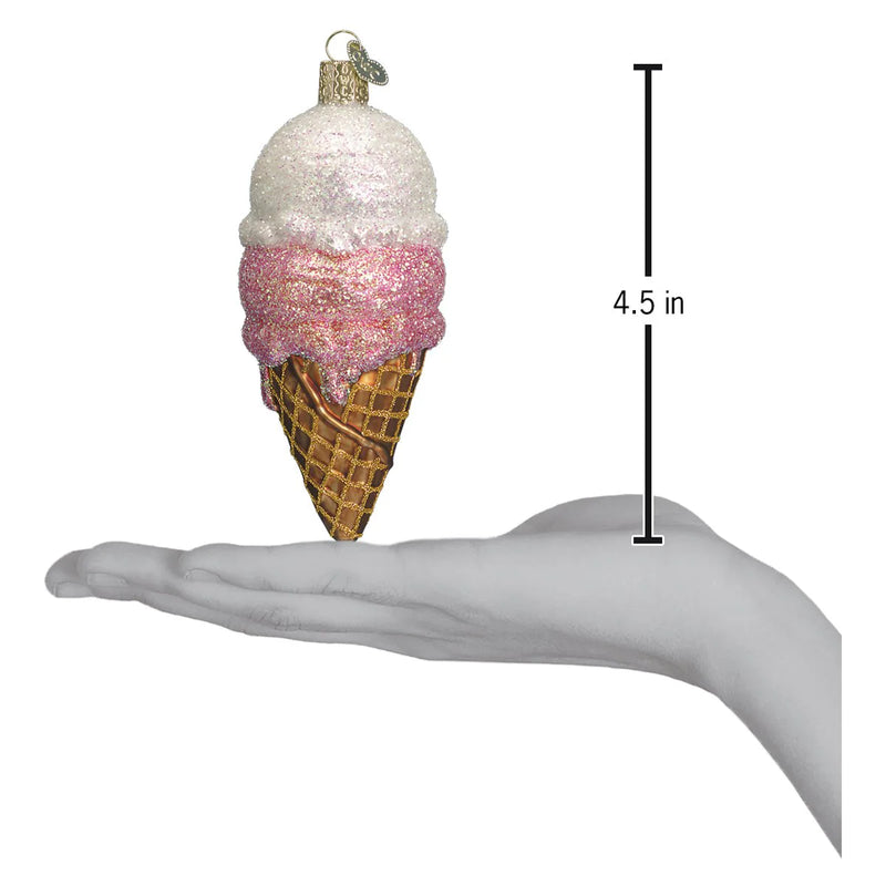 Ice Cream Glass Ornament