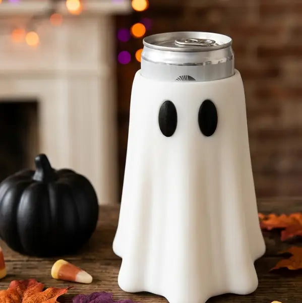 White Ghost Slim Can Cooler