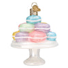 Fancy Macarons Glass Ornament