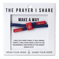 Make A Way Christian Cord Bracelet