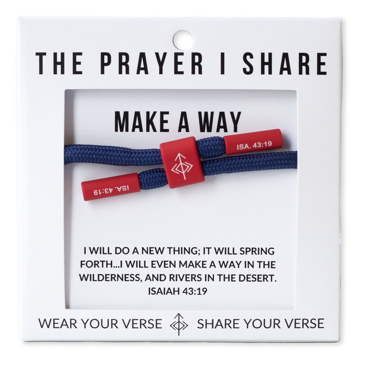 Make A Way Christian Cord Bracelet