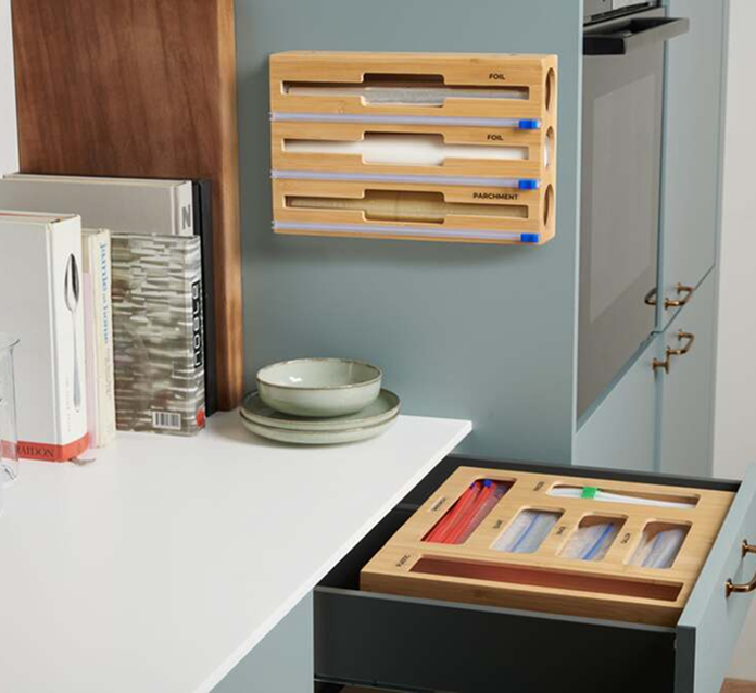 9 In 1 Bamboo Storage Bag Organizer