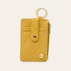 Woven Keychain Wallet-Mustard