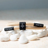 Trust His Timing Cord Christian Bracelet