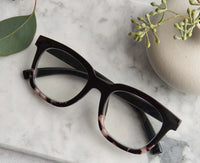 To The Max Reading Glasses- Black/ Black Marble