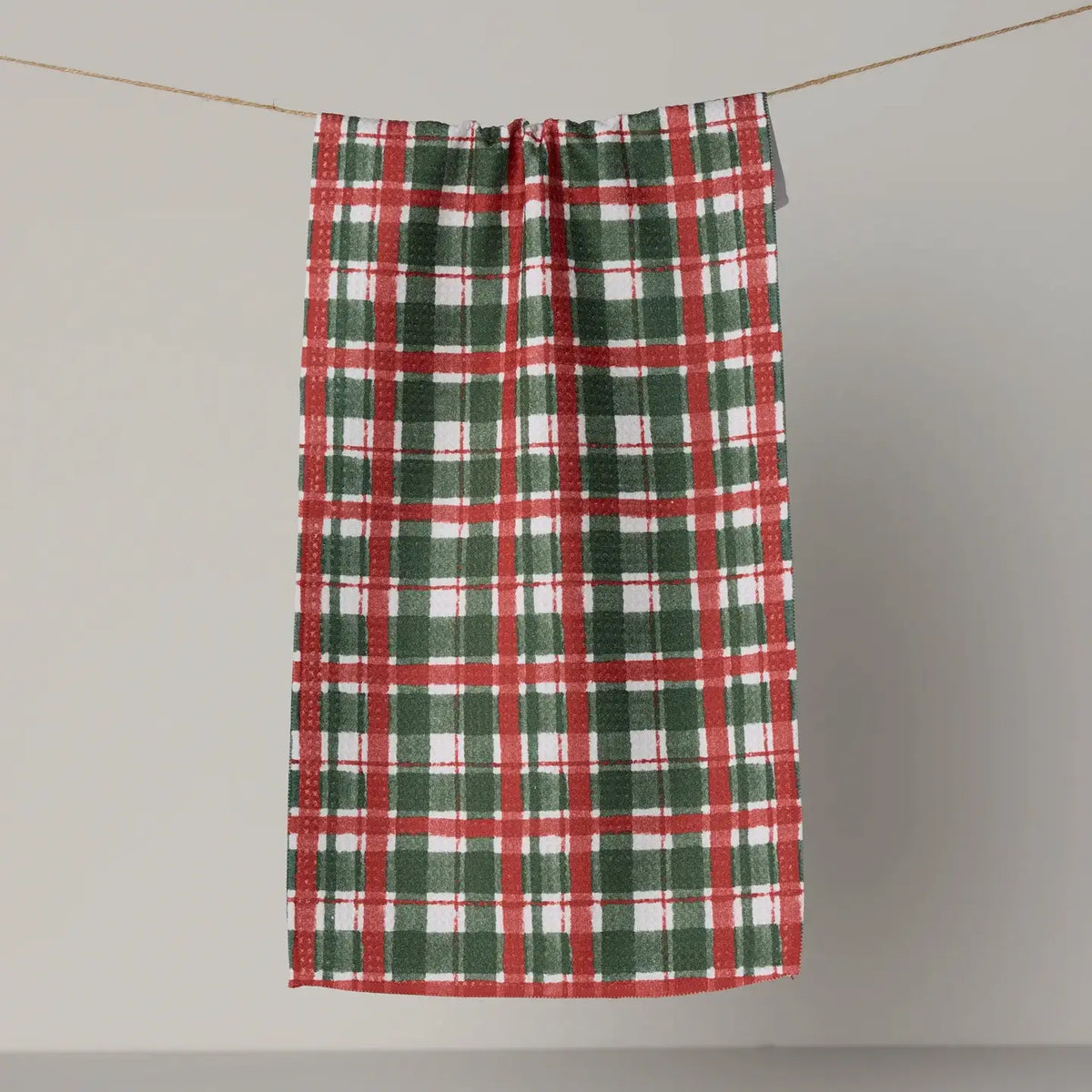 Geometry Alpine Plaid Mini Towel - Holiday 2026