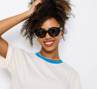 Sunday Scaries Polarized Sunglasses- Black