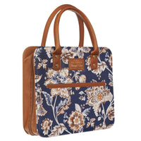 Bible Cover Fashion Navy/Brown All Things Phil. 4:13: Medium