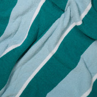 Cozy Dreams Luxe Blanket–Sicily Stripes Teal