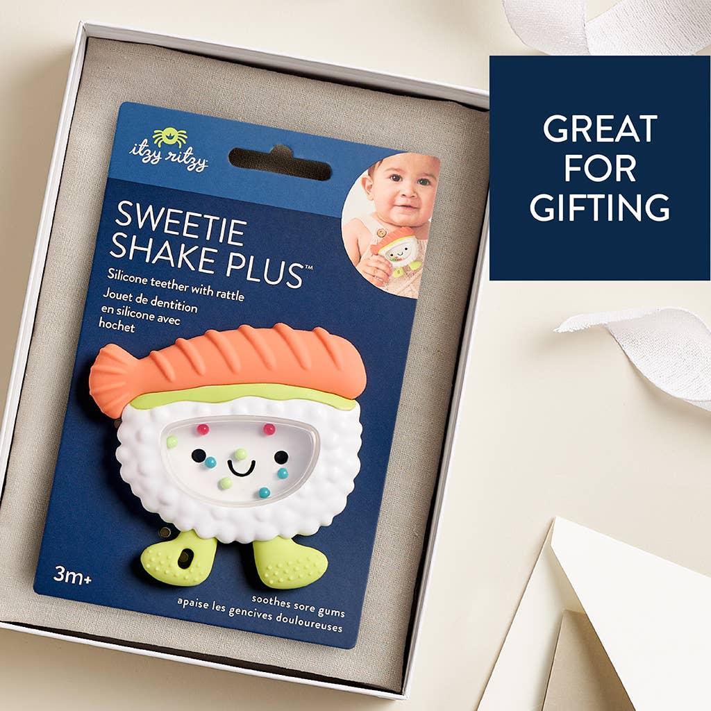Sweetie Shake Plus- Teething + Rattle Toy-Tumbler
