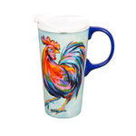 Ceramic Perfect Travel Cup- Rooster